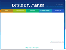 Tablet Screenshot of betsiebaymarina.net